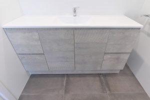 Gray Cabinets by Asap Plumbing