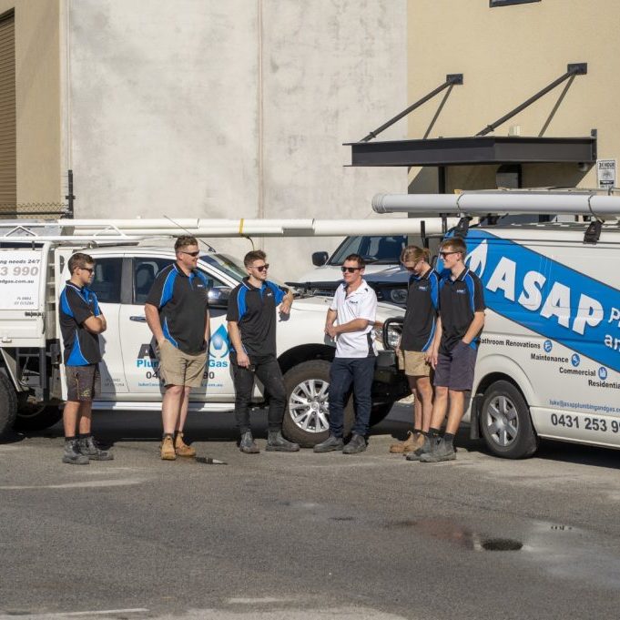 ASAP plumbing and gas team photo